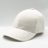 Lino crème Lino crème, casquette en lin aspect fabriquée en France