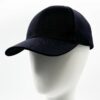 Classique noir casquette baseball en laine fine japonaise