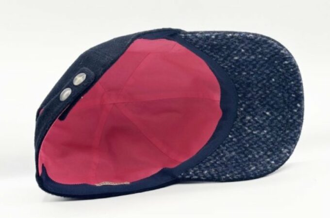 Casquette Kashmere marine made in France — Headoniste