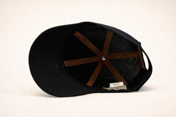Casquette Sport chic noir made in France — Headoniste