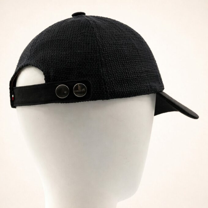 Casquette Sport chic noir made in France — Headoniste