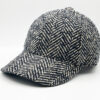 Patterson marine casquette baseball en laine dessin chevron