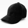Palatine noir casquette baseball velours ras coloris noir