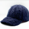 casquette baseball en laine mohair marine