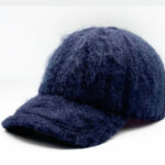 casquette baseball en laine mohair marine
