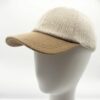 Casquette baseball tricot et laine cachemire fabriquée en France
